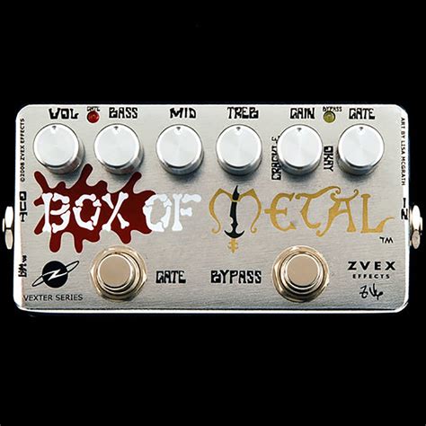 ZVex Effects Vexter Box of Metal Distortion Guitar Effects Pedal